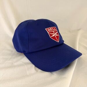 Bell Helicopter Textron Blue Adjustable Baseball Cap Hat Embroidered Logo